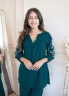 Si 421 Sulb Cotton With Embroidery Work Co Ord Set